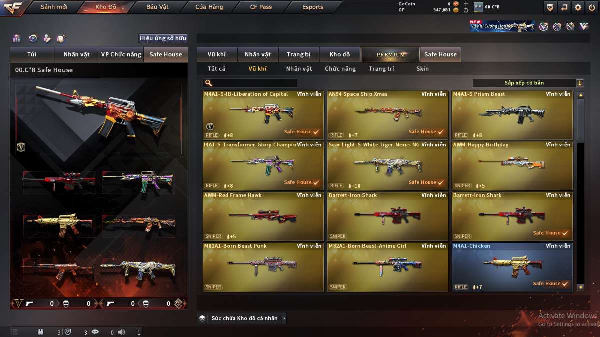 shop acc cf uy tin gia re